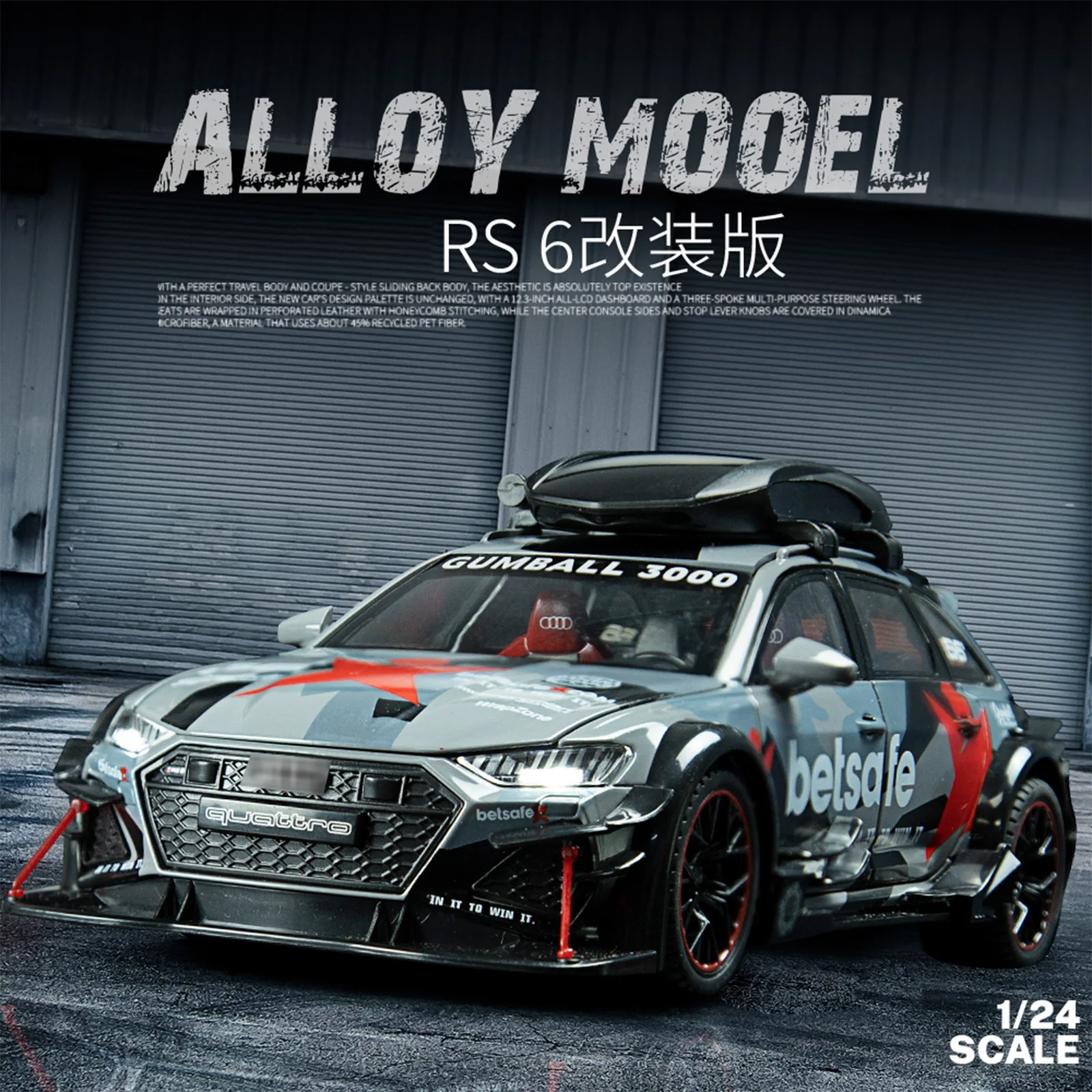 1:24 RS6 Avant Station Wagon Track Alloy Racing Car Model Diecasts Metal Sports Vehicles Car Model Sound and Light Kids Toy Gift
1:24 RS6 Avant Station Wagon Track Alloy Racing Car Model Diecasts Metal Sports Vehicles Car Model Sound and Light Kids Toy Gift