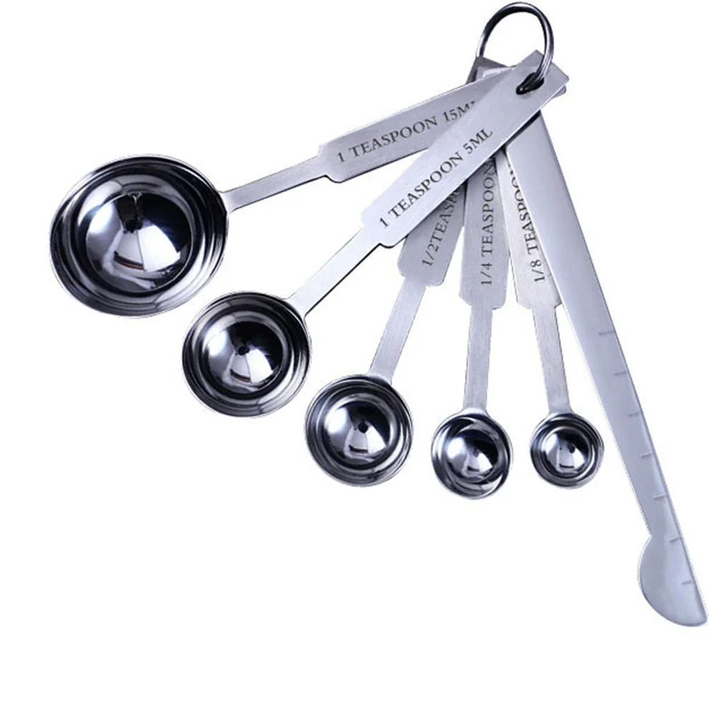6Pcs Measuring Cups and Spoons Set Stainless Steel Silicone Handle Kitchen Accessories for Precise Cooking Baking Coffee
6Pcs Measuring Cups and Spoons Set Stainless Steel Silicone Handle Kitchen Accessories for Precise Cooking Baking Coffee