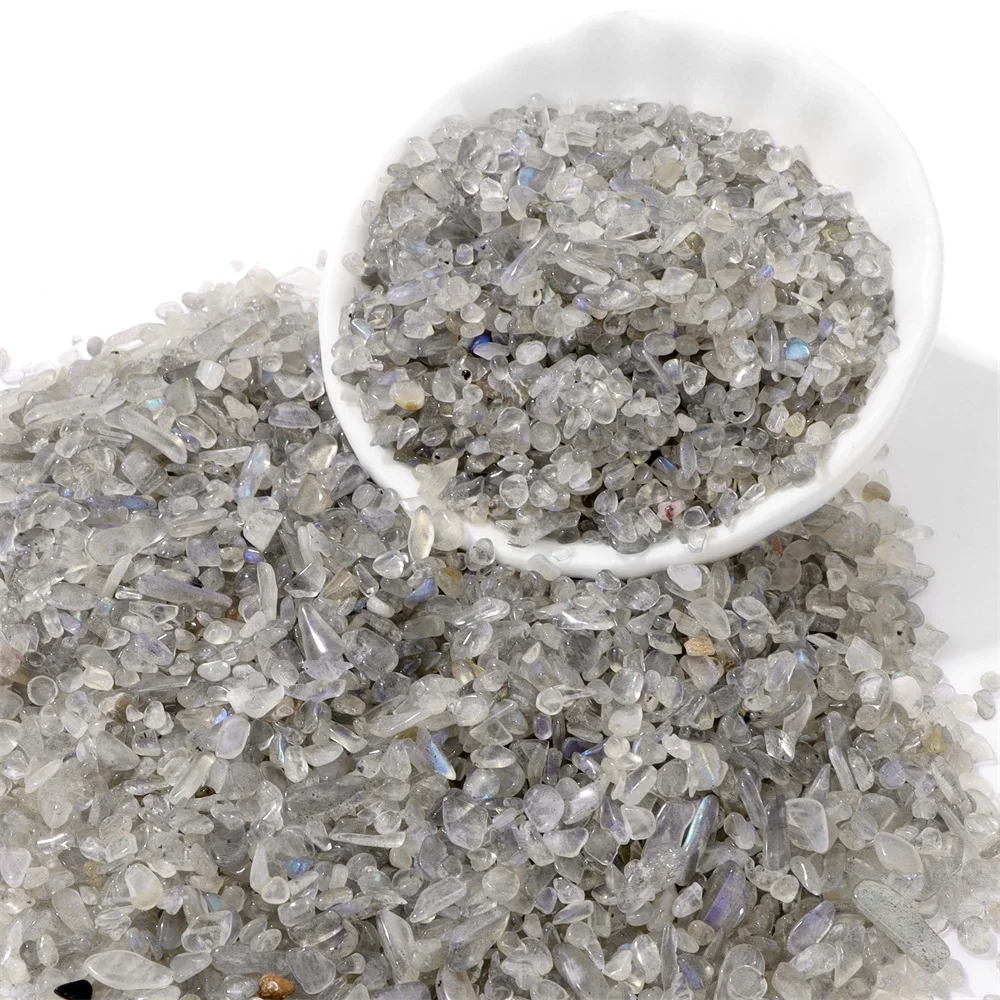 3-5mm Natural Stone Labradorite Grey Moonstone Chips Stone Undrilled Gravel Crystal Beads for Home Garden Decor Aquarium
3-5mm Natural Stone Labradorite Grey Moonstone Chips Stone Undrilled Gravel Crystal Beads for Home Garden Decor Aquarium