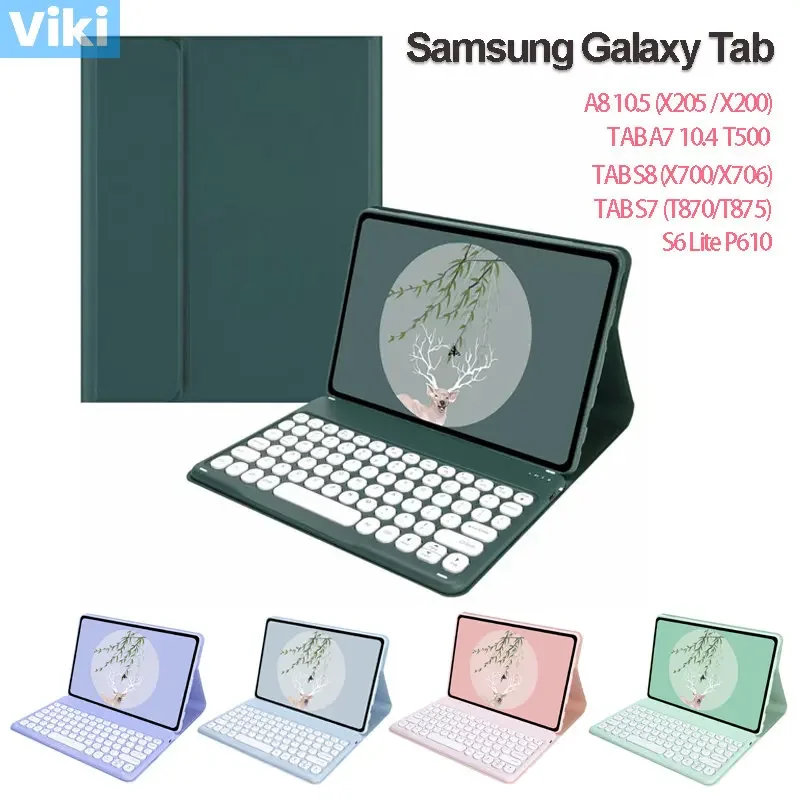 Чехол с магнитной клавиатурой для Samsung Galaxy Tab A8 10,5 X200 A7 T500, чехол с беспроводной клавиатурой для Samsung Tab S6 Lite S7 S8
Чехол с магнитной клавиатурой для Samsung Galaxy Tab A8 10,5 X200 A7 T500, чехол с беспроводной клавиатурой для Samsung Tab S6 Lite S7 S8