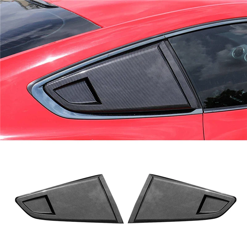 A09E-Carbon Fiber Look 1/4 Rear Side Vent Quarter Window Louver Shutter Cover Trim Parts For 2015-2022 Ford Mustang
A09E-Carbon Fiber Look 1/4 Rear Side Vent Quarter Window Louver Shutter Cover Trim Parts For 2015-2022 Ford Mustang