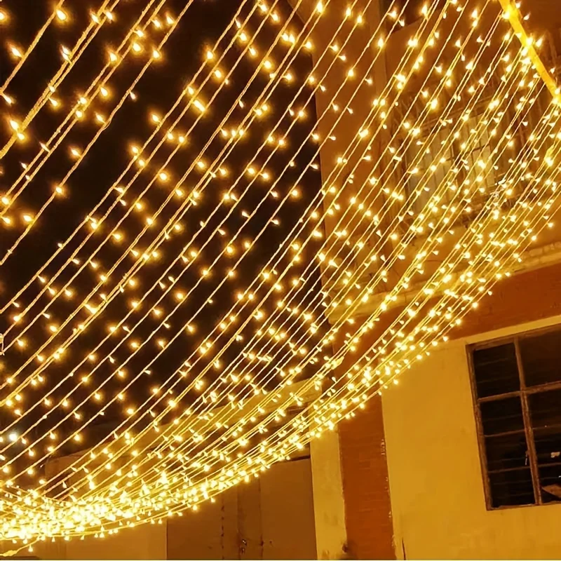 Street Twinkle LED String Lights EU Plug Outdoor Lighting New Year Holiday Wedding Party Garden Christmas Decorations for Home
Street Twinkle LED String Lights EU Plug Outdoor Lighting New Year Holiday Wedding Party Garden Christmas Decorations for Home