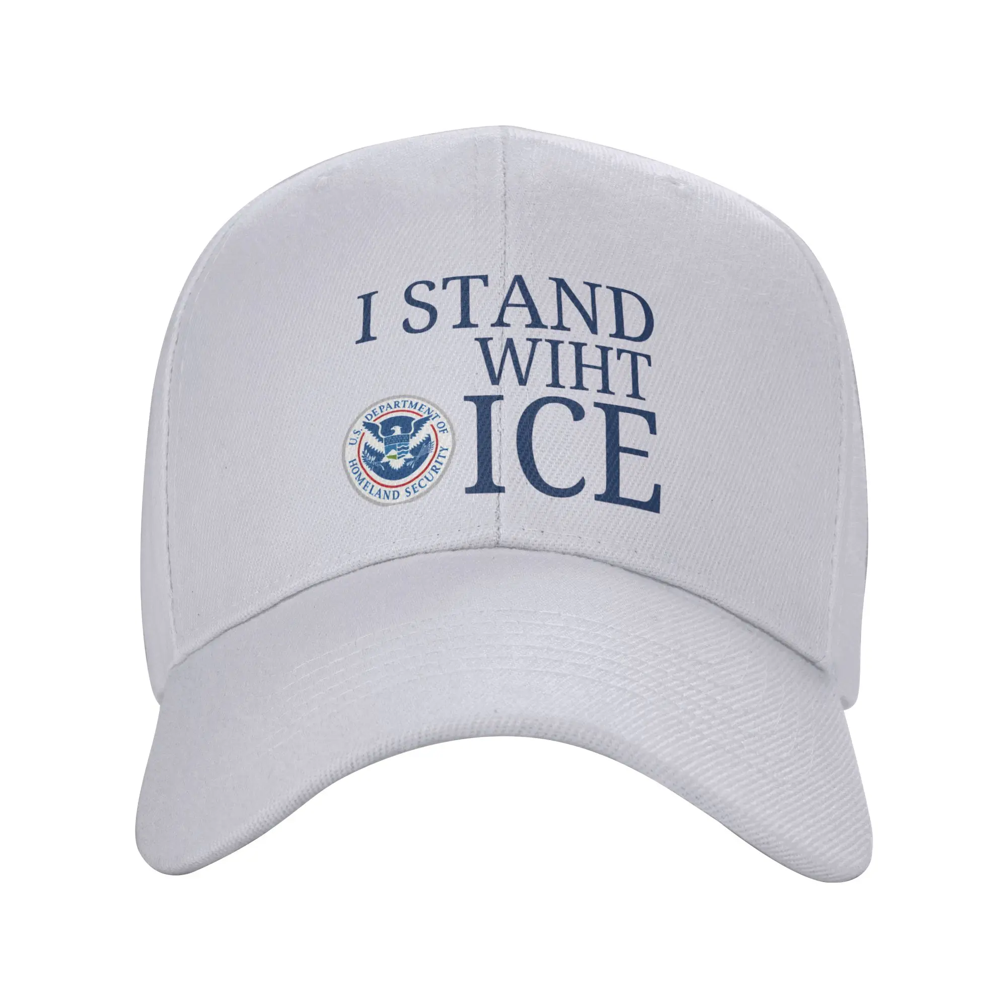 I Stand With Ice United States Immigration and Customs Enforcement Baseball Cap Retro Hip Hop Hats Summer Running Baseball Caps
I Stand With Ice United States Immigration and Customs Enforcement Baseball Cap Retro Hip Hop Hats Summer Running Baseball Caps