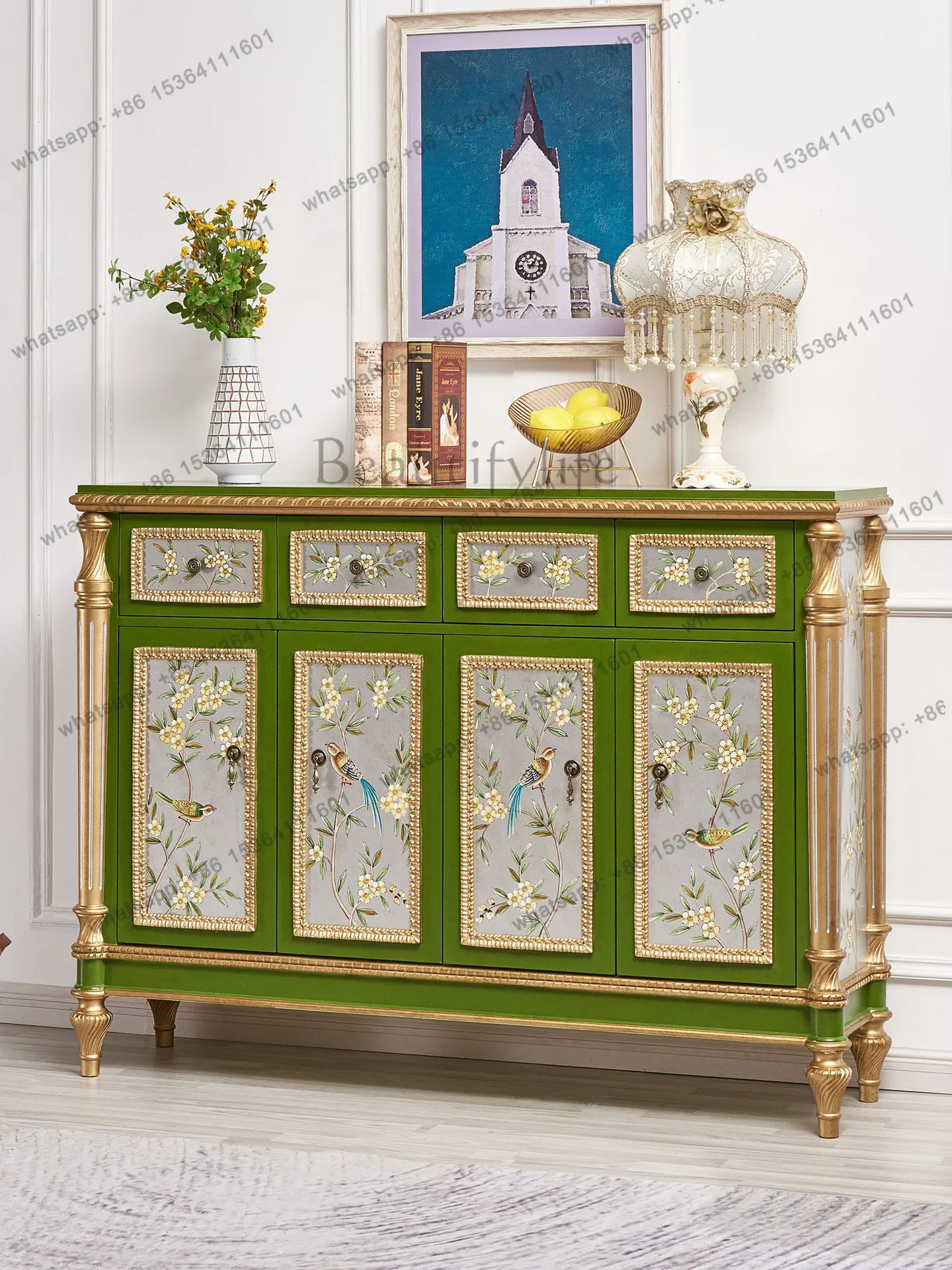 French retro shoe cabinet European style entrance door American style entrance cabinet
French retro shoe cabinet European style entrance door American style entrance cabinet