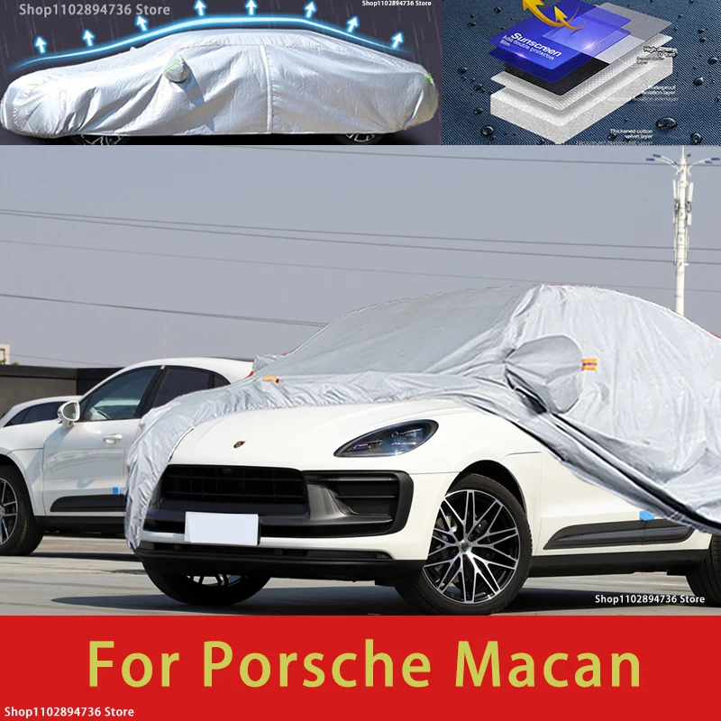 For Porsche Macan Car protective cover, sun protection, cooling protection, car clothing, car paint protection auto
For Porsche Macan Car protective cover, sun protection, cooling protection, car clothing, car paint protection auto