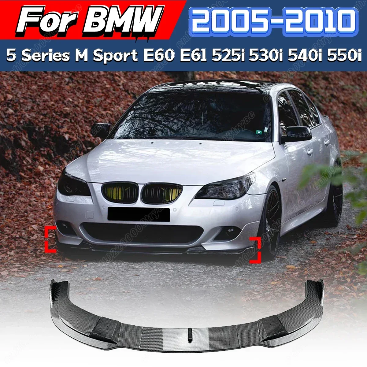 For BMW 5 Series M Sport E60 E61 525i 530i 540i 550i 2005 2006 2007 2008 2009 2010 Front Bumper Blade Front Lip Spoiler Splitter
For BMW 5 Series M Sport E60 E61 525i 530i 540i 550i 2005 2006 2007 2008 2009 2010 Front Bumper Blade Front Lip Spoiler Splitter