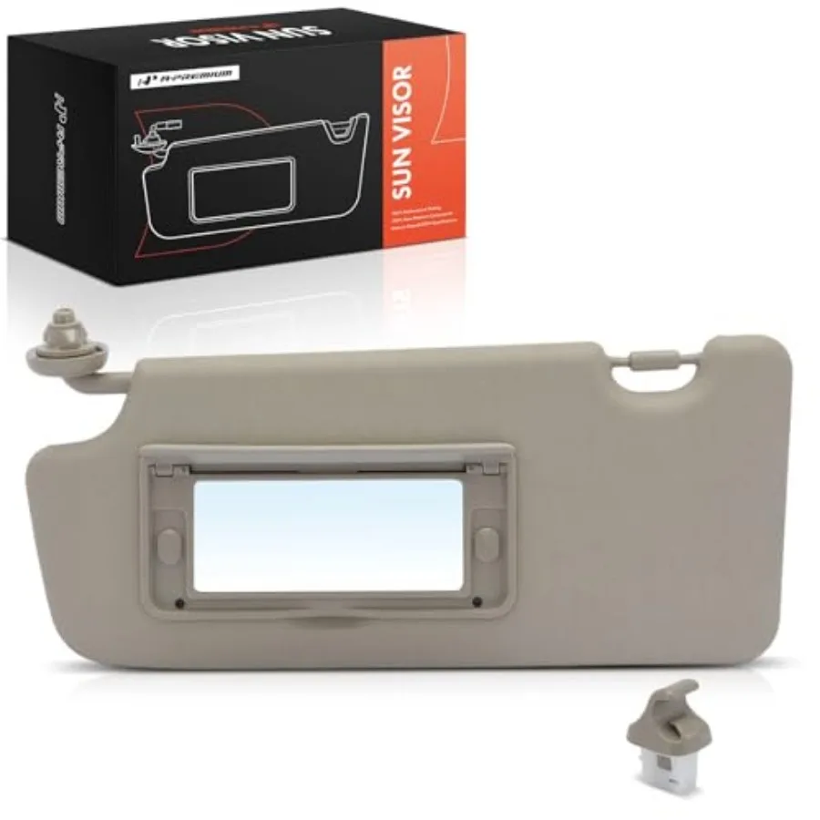Driver Left Side Sun Visor Compatible with Honda Civic 2013-2015 - Without Vanity Light with Vanity Mirror Tan Color - 83280-TR
Driver Left Side Sun Visor Compatible with Honda Civic 2013-2015 - Without Vanity Light with Vanity Mirror Tan Color - 83280-TR