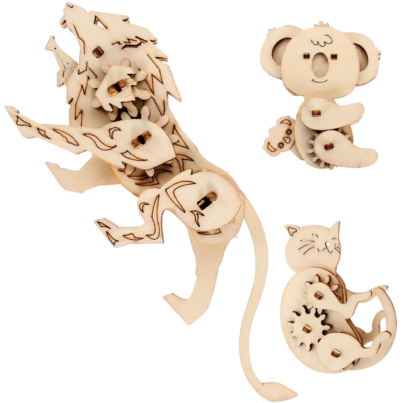 3 Pcs Jigsaw Animal Cartoon Building Toy Kids Puzzles Khaki Childrens Toys Wood
3 Pcs Jigsaw Animal Cartoon Building Toy Kids Puzzles Khaki Childrens Toys Wood