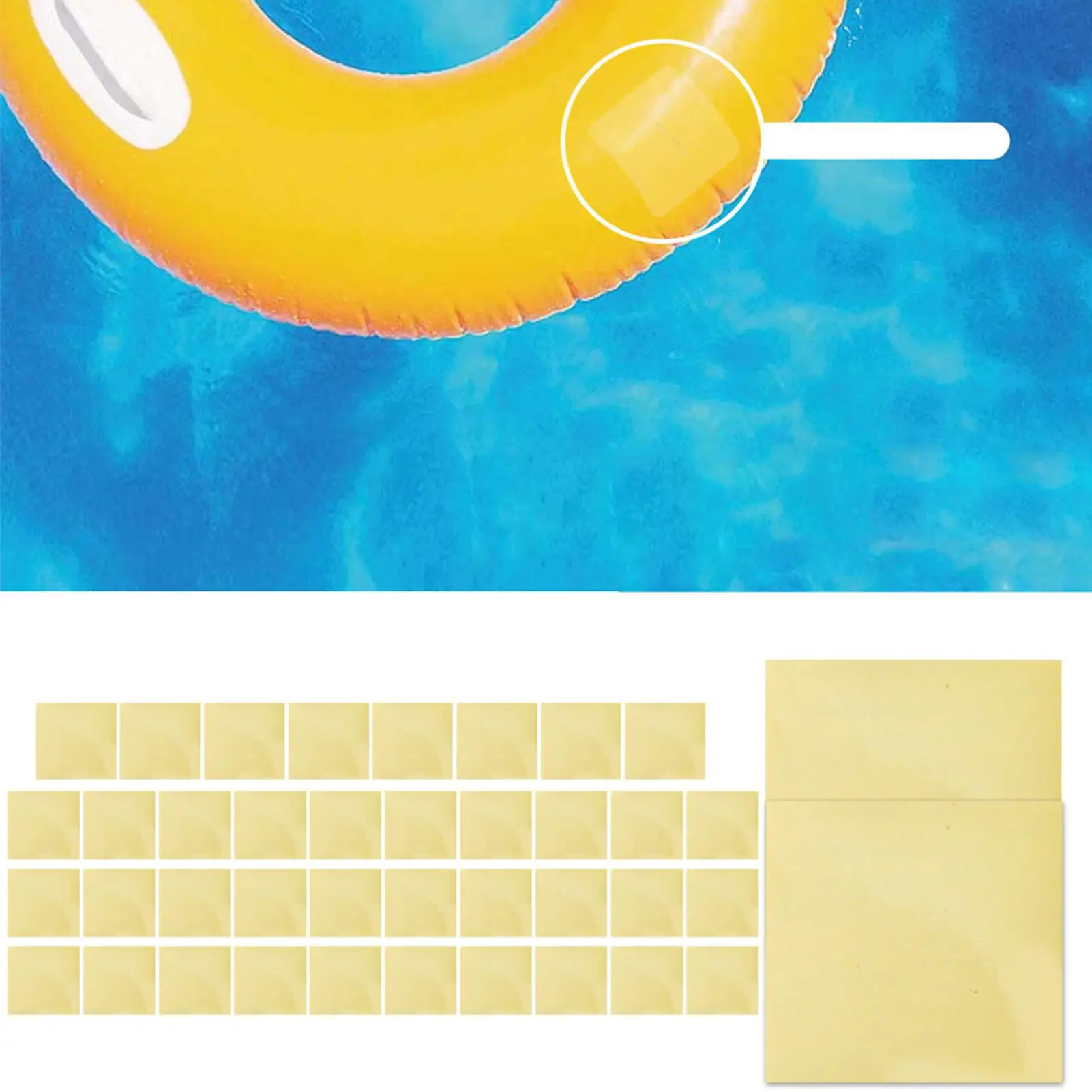 40pcs Air Mattress Repair Kit Adhesive Pool Repair Patch 7*7cm Heavy Duty Inflatable Patch Repair Kit Waterproof Multipurpose
40pcs Air Mattress Repair Kit Adhesive Pool Repair Patch 7*7cm Heavy Duty Inflatable Patch Repair Kit Waterproof Multipurpose