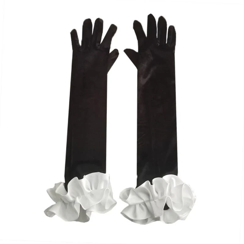 5asd Elegant Gloves with Ruffle French Full Finger Gloves for Proms Concert Evening Banquet Accessory Long Gloves
5asd Elegant Gloves with Ruffle French Full Finger Gloves for Proms Concert Evening Banquet Accessory Long Gloves