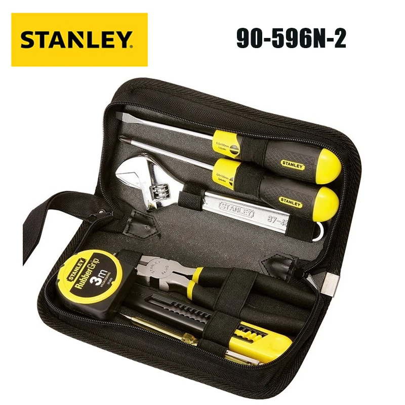 Stanlet 90-596N-23 Screwdriver Adjustable Spanner Wire Cutter Tool Kit Set of 7 Pieces.
Stanlet 90-596N-23 Screwdriver Adjustable Spanner Wire Cutter Tool Kit Set of 7 Pieces.