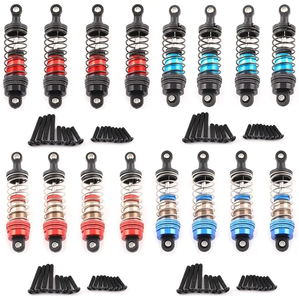 4Pcs Metal Front And Rear Shock Absorber For Wltoys 144001 144010 124007 124016 124017 124019 RC Car Upgrade Parts
4Pcs Metal Front And Rear Shock Absorber For Wltoys 144001 144010 124007 124016 124017 124019 RC Car Upgrade Parts