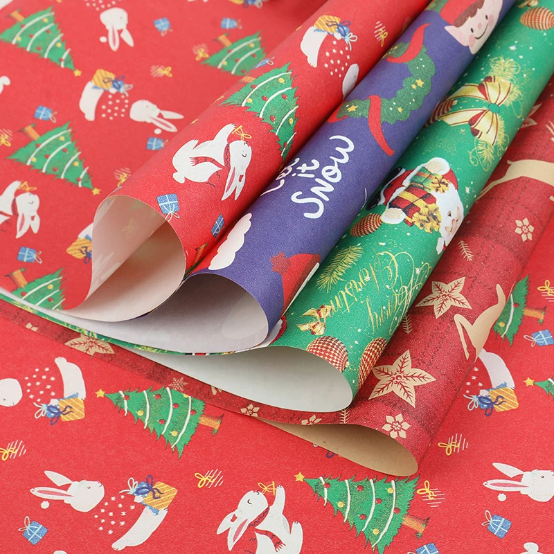 Christmas Wrapping Paper Rolls with Santa Reindeer Snowman Festive Patterns for Christmas New Year Gift Wrapping DIY Crafts
Christmas Wrapping Paper Rolls with Santa Reindeer Snowman Festive Patterns for Christmas New Year Gift Wrapping DIY Crafts