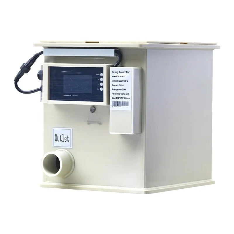 H27-rotary drum micro filter machine aquaculture outdoor new small garden fish pond filter fish LCD screen micro filter machine
H27-rotary drum micro filter machine aquaculture outdoor new small garden fish pond filter fish LCD screen micro filter machine