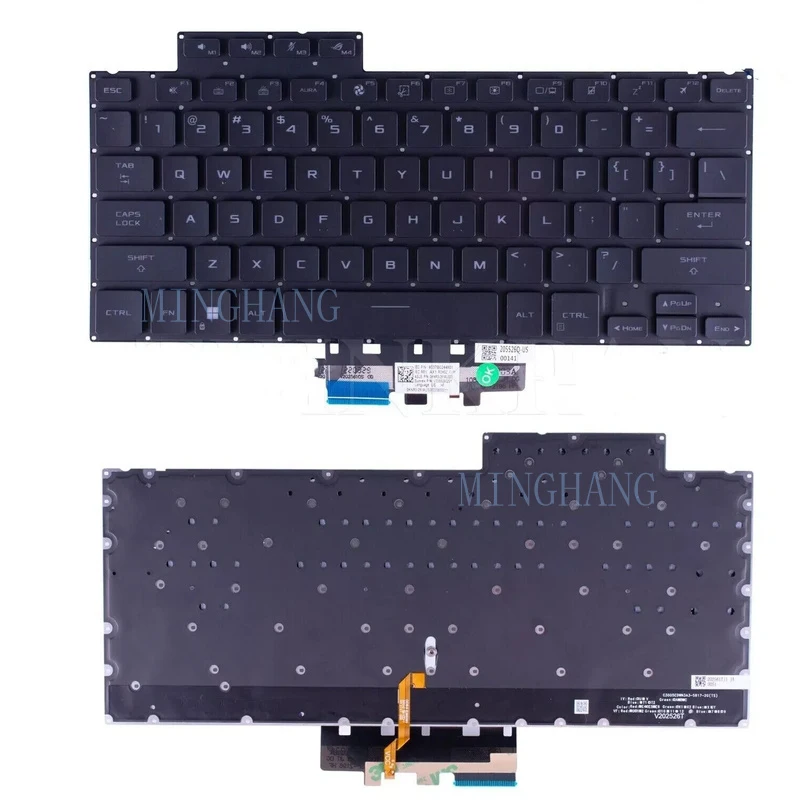 M US Keyboard Backlit for ASUS ROG Zephyrus G14 GA402 GA402R Laptop Replacement
M US Keyboard Backlit for ASUS ROG Zephyrus G14 GA402 GA402R Laptop Replacement