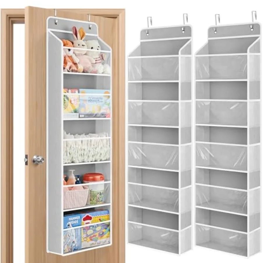 Toy Stuffed Animal Storage, Over The Door Organizer W/Clear View Windows, 44lb Load, Baby Toy Storage Organizer for Nursery, Ki
Toy Stuffed Animal Storage, Over The Door Organizer W/Clear View Windows, 44lb Load, Baby Toy Storage Organizer for Nursery, Ki