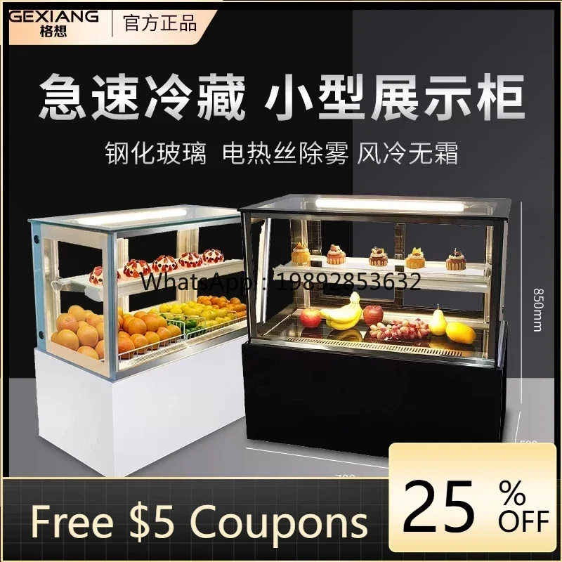 ZS Bar Counter Refrigerated Display Cabinet Air-cooled Dessert Mousse Refrigerator Fruit Cake Fresh Small Desktop Cabinet
ZS Bar Counter Refrigerated Display Cabinet Air-cooled Dessert Mousse Refrigerator Fruit Cake Fresh Small Desktop Cabinet