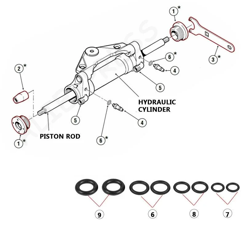 New1Set HS5167 Front Mount Hydraulic Steering Cylinder Seal With Wrench Set For Seastar Car Auto Accessories
New1Set HS5167 Front Mount Hydraulic Steering Cylinder Seal With Wrench Set For Seastar Car Auto Accessories