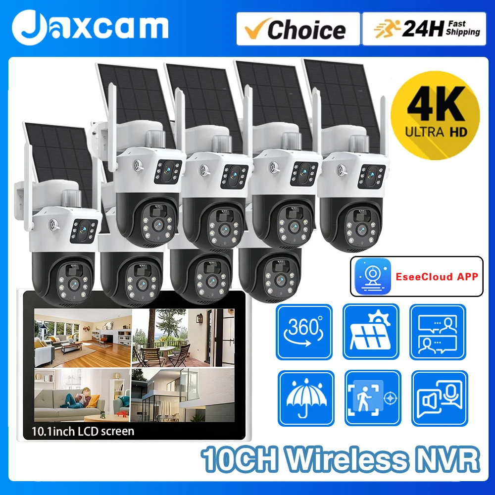 10,1-дюймовый ЖК-монитор, 10-канальный Wi-Fi NVR, 8 МП солнечная IP-камера, беспроводная система видеонаблюдения для улицы с цветным ночным видением, система CCTV.
10,1-дюймовый ЖК-монитор, 10-канальный Wi-Fi NVR, 8 МП солнечная IP-камера, беспроводная система видеонаблюдения для улицы с цветным ночным видением, система CCTV.
