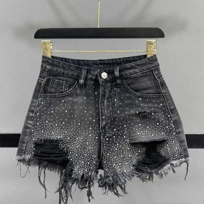 2025 Summer Ripped Short Jean Pants Woman Classic Wide Denim Shorts for Women Stretchy Y2k Vintage New In Comfy Fashion Clothing
2025 Summer Ripped Short Jean Pants Woman Classic Wide Denim Shorts for Women Stretchy Y2k Vintage New In Comfy Fashion Clothing