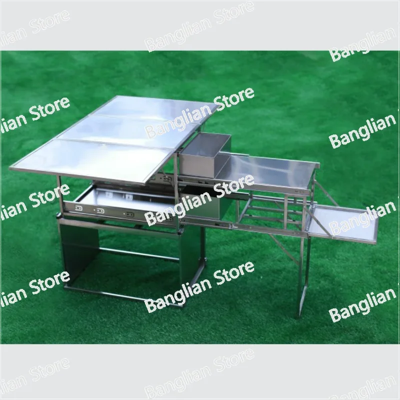Mobile Kitchen Travel Vehicle Outdoor Folding Table Camping Kitchen Utensils Field Portable Folding Equipment Picnic Supplies
Mobile Kitchen Travel Vehicle Outdoor Folding Table Camping Kitchen Utensils Field Portable Folding Equipment Picnic Supplies