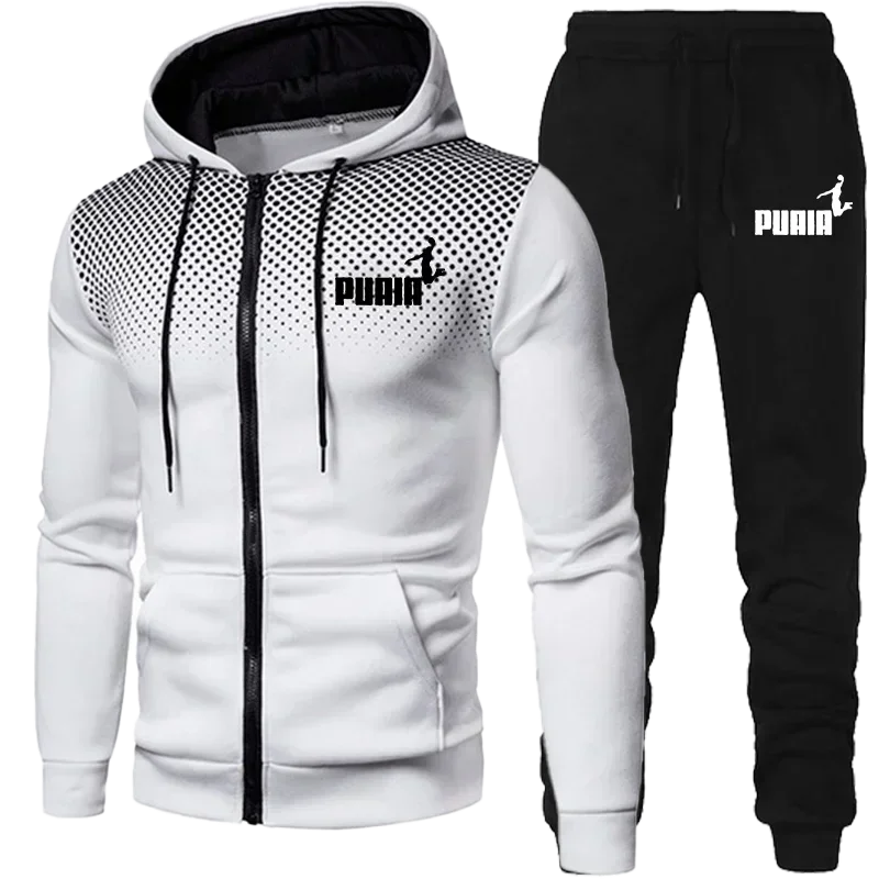 2025 New Men's set of sportswear, hooded zipper sweatshirt and pants, 2-piece set of men's zipper sportswear, men's spring runni
2025 New Men's set of sportswear, hooded zipper sweatshirt and pants, 2-piece set of men's zipper sportswear, men's spring runni