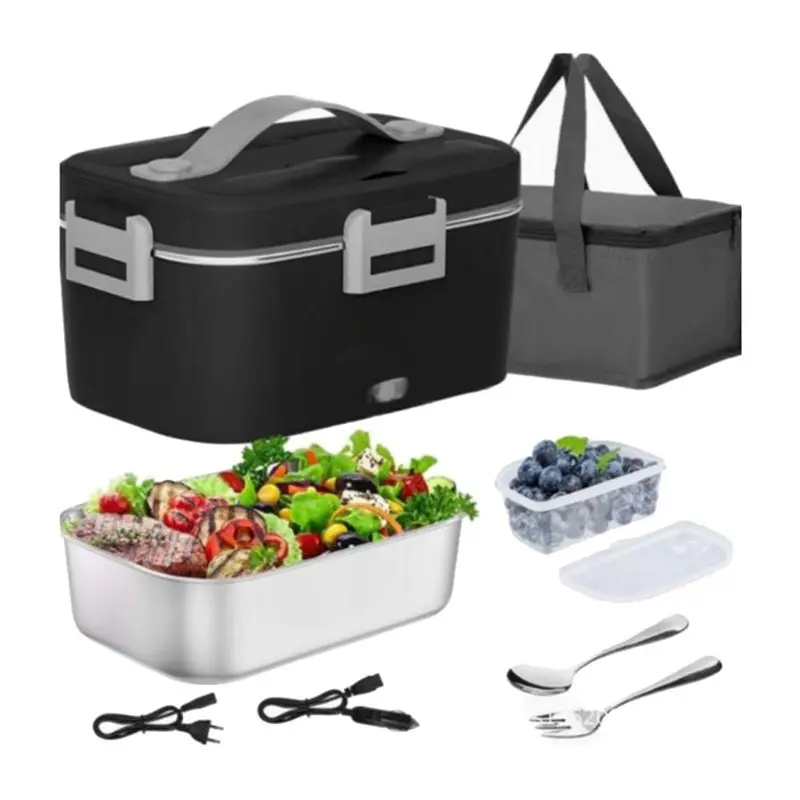 AB46-For Car Home Electric Lunch Box 1.8L 75W Heated-Lunch Box With Anti-Side Leakage 304 Stainless Steel Container EU Plug
AB46-For Car Home Electric Lunch Box 1.8L 75W Heated-Lunch Box With Anti-Side Leakage 304 Stainless Steel Container EU Plug