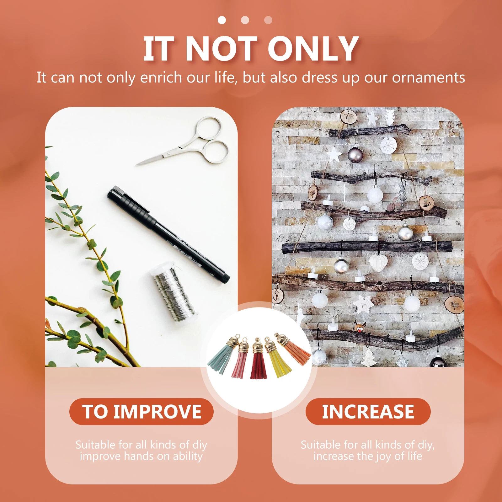 25Pcs Fashionable Tassel Pendants for Handmade Ornaments Unique Gifts DIY Supply Mixed Color Handmade Material
25Pcs Fashionable Tassel Pendants for Handmade Ornaments Unique Gifts DIY Supply Mixed Color Handmade Material