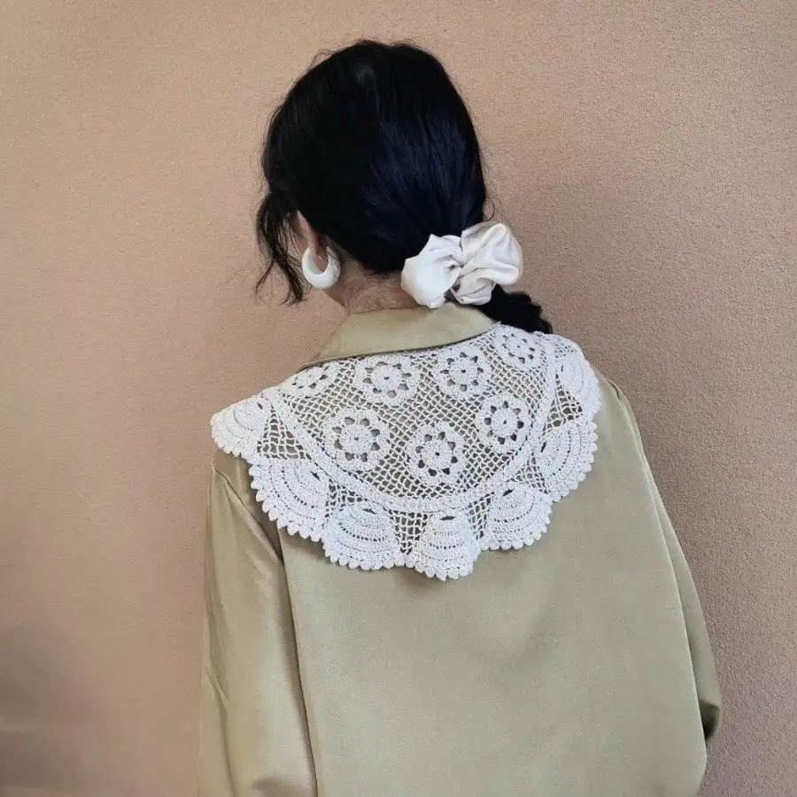 New Korean Handmade Crochet Hollow Out Shawl, Summer Outerwear Decorative False Collar, Cotton Rope Knitted Cape for Women
New Korean Handmade Crochet Hollow Out Shawl, Summer Outerwear Decorative False Collar, Cotton Rope Knitted Cape for Women
