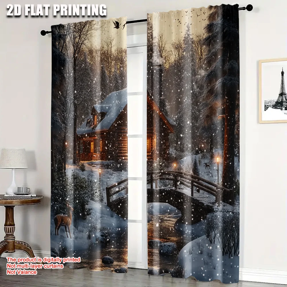 2pc, Party Curtain house and bridge Fabric,Without Electricity Festive Backdrops for Home Use Without Electricity
2pc, Party Curtain house and bridge Fabric,Without Electricity Festive Backdrops for Home Use Without Electricity