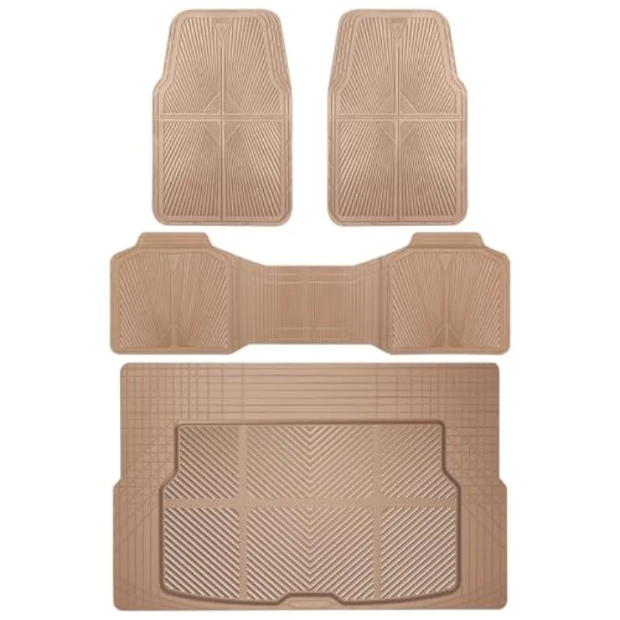 Rubber Floor Matsand, Waterproof Truck Mats Heavy Duty, All Weather Trim-to-Fit Automotive Mat for Car Truck SUV, Anti-Slip Eas
Rubber Floor Matsand, Waterproof Truck Mats Heavy Duty, All Weather Trim-to-Fit Automotive Mat for Car Truck SUV, Anti-Slip Eas