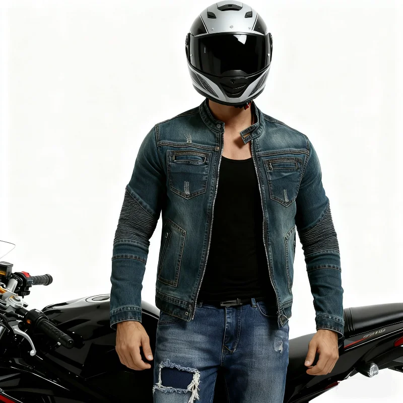 2026 New motorcycle riding denim clothing for men and women casual retro black motorcycle jacket shirt anti-fall protection eq
2026 New motorcycle riding denim clothing for men and women casual retro black motorcycle jacket shirt anti-fall protection eq