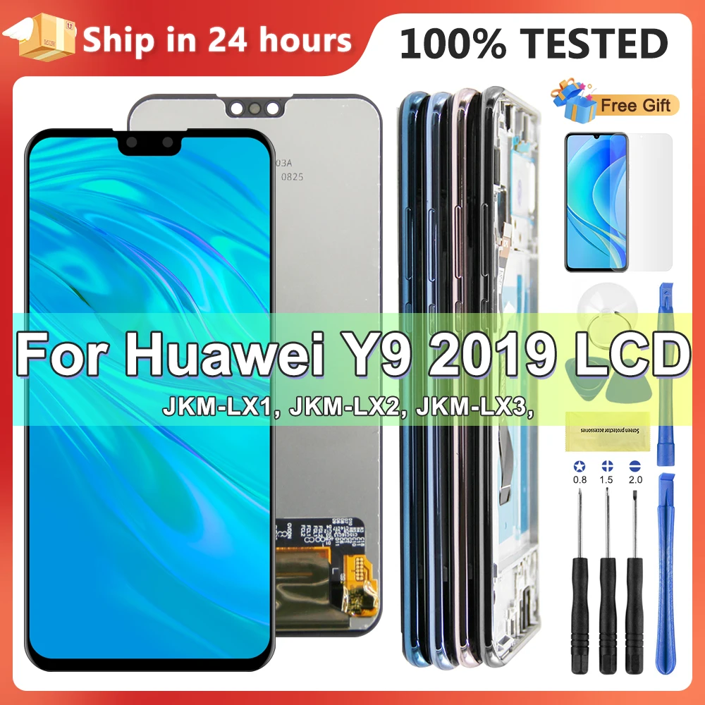 6.5'' Display Screen for Huawei Y9 2019 Lcd Display Touch Screen Digitizer Replacement for Huawei Y9 2019 JKM-LX1 LX2 AL00 AL00a
6.5'' Display Screen for Huawei Y9 2019 Lcd Display Touch Screen Digitizer Replacement for Huawei Y9 2019 JKM-LX1 LX2 AL00 AL00a