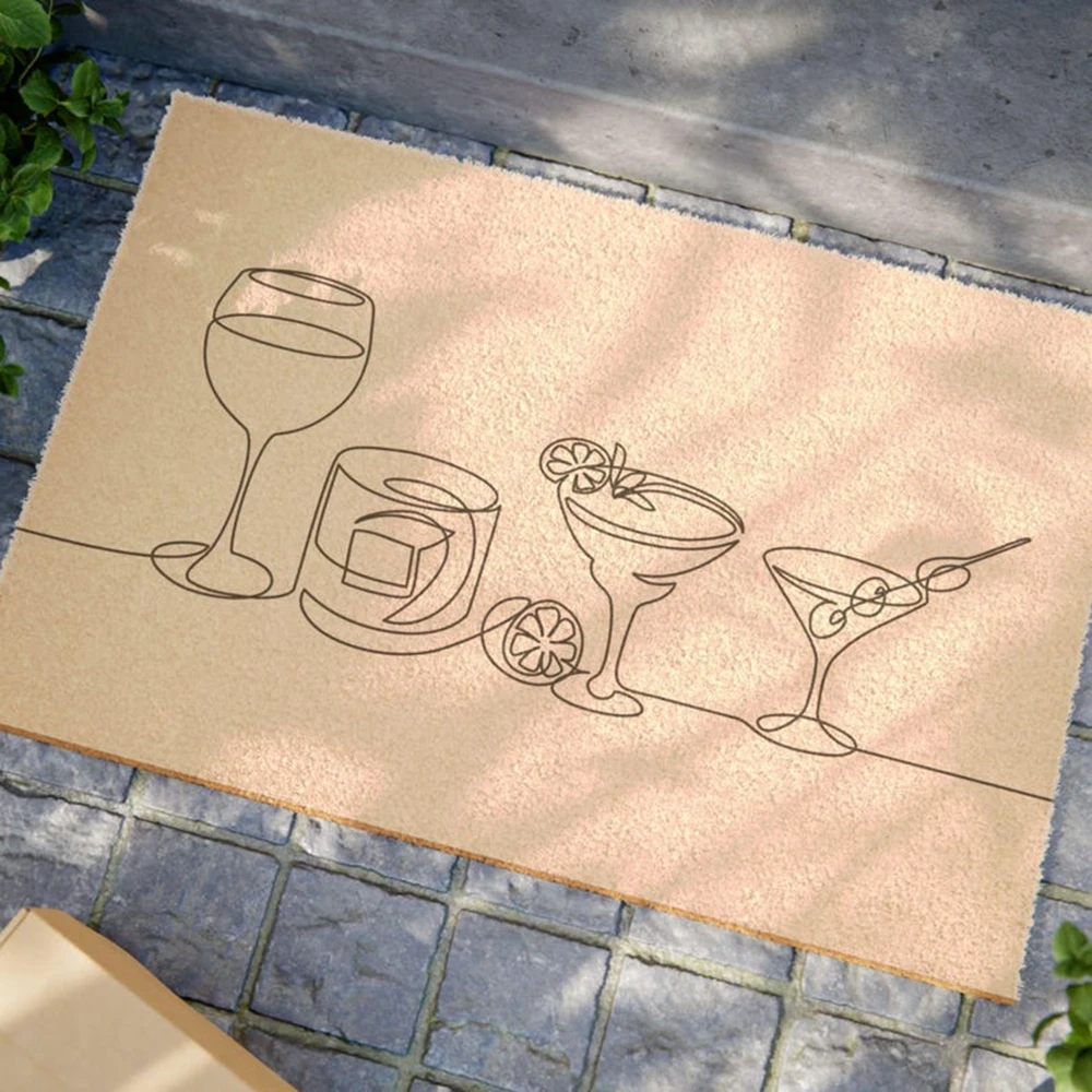 Elegant Cocktail Mat Custom Carpet Classic Drink Line Art Anti Wear Living Room Sophisticated Bar Decor Housewarming Gift
Elegant Cocktail Mat Custom Carpet Classic Drink Line Art Anti Wear Living Room Sophisticated Bar Decor Housewarming Gift