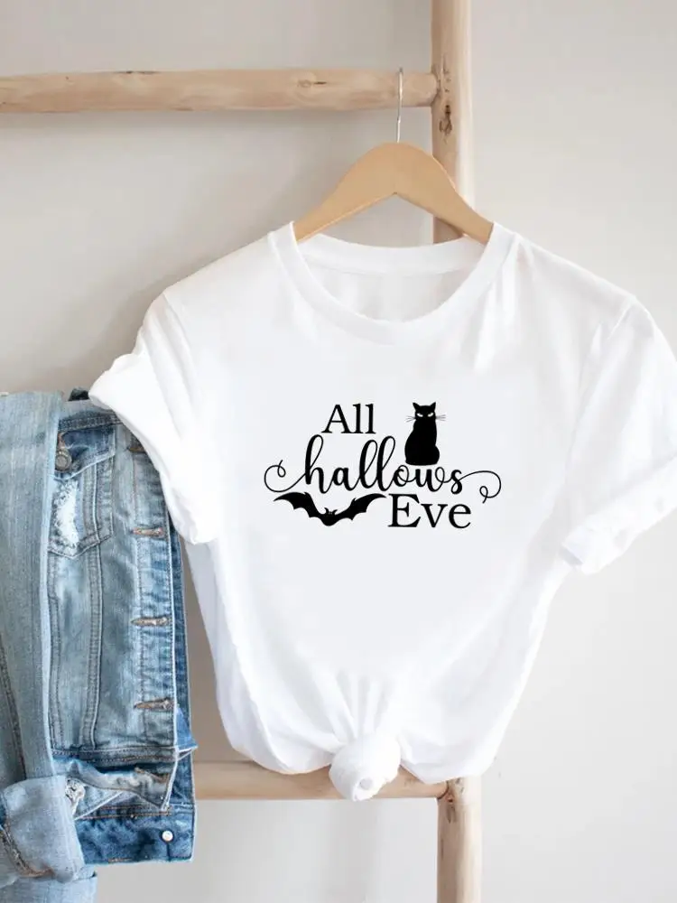 Women Pet Cat Funny Trend Cute Halloween Print Thanksgiving T-shirt Fall Autumn T Shirt Clothing Tee Clothes Trend Graphic Top
Women Pet Cat Funny Trend Cute Halloween Print Thanksgiving T-shirt Fall Autumn T Shirt Clothing Tee Clothes Trend Graphic Top