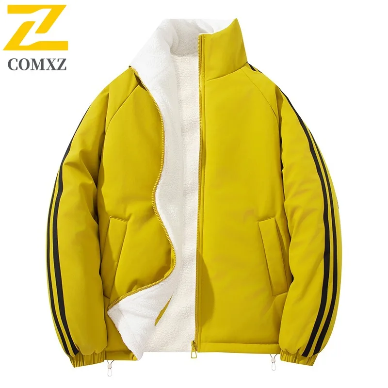 COMXZ 2025 Men Two Way Zip Fashion Reversible Cotton Jacket Stand Collar Trendy Casual Versatile Parka lightweight windbreaker
COMXZ 2025 Men Two Way Zip Fashion Reversible Cotton Jacket Stand Collar Trendy Casual Versatile Parka lightweight windbreaker