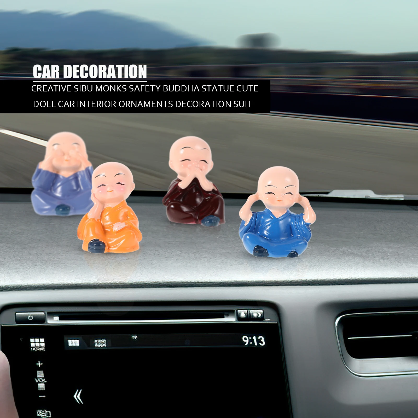 Car Ornaments Dashboard Decorations Interior Monk Model Decorative Creative Statues
Car Ornaments Dashboard Decorations Interior Monk Model Decorative Creative Statues