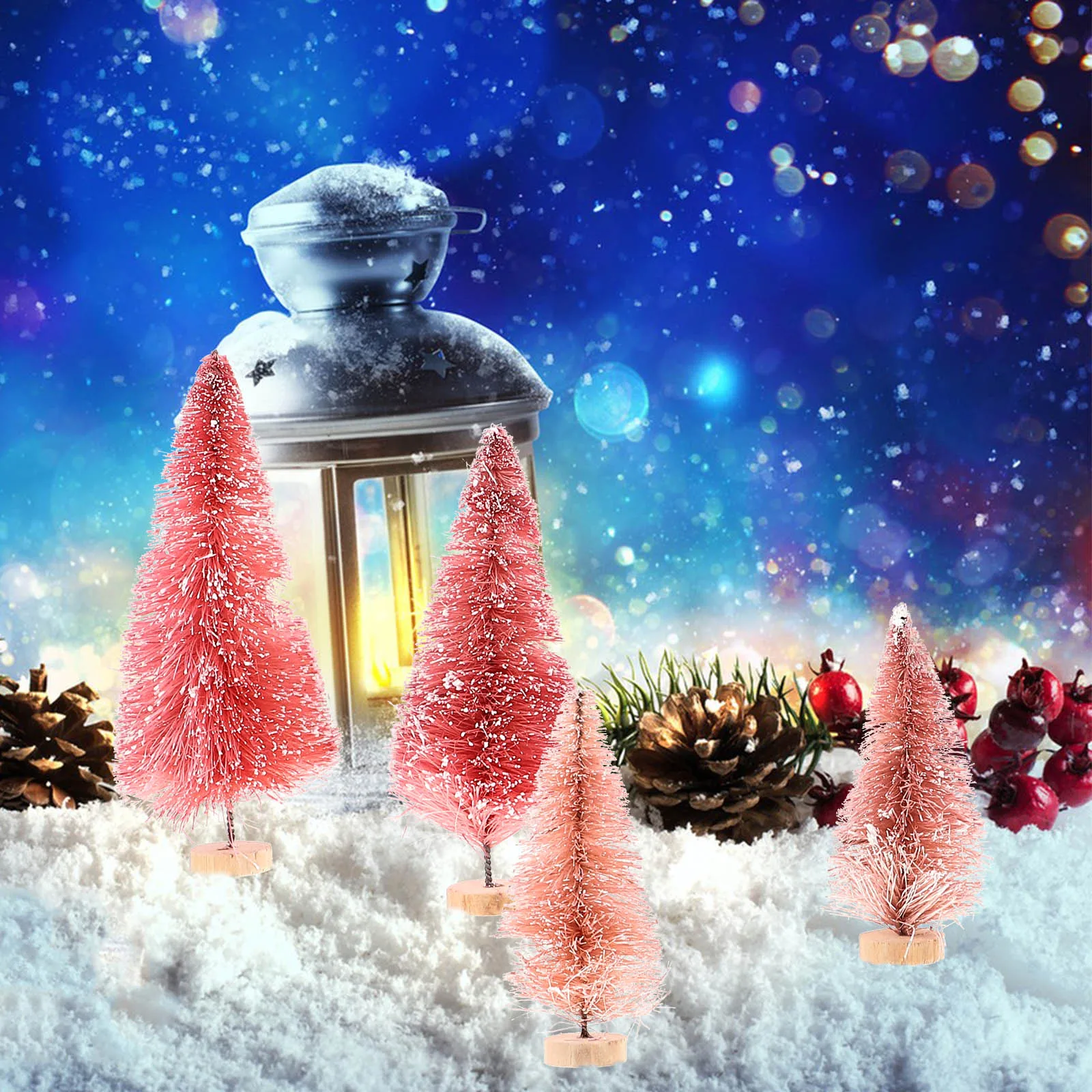 8 Pcs Christmas Tree Decorations Pink Artificial Xmas Trees Festival DIY Craft Christmas Decor Prop Home Wooden Gifts
8 Pcs Christmas Tree Decorations Pink Artificial Xmas Trees Festival DIY Craft Christmas Decor Prop Home Wooden Gifts