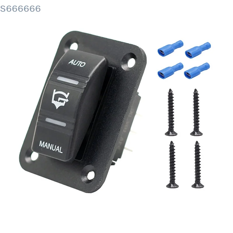 3 Way Bilge Pump Rocker Switch Waterproof 12V 24V 4Pin 20A SPDT Auto/Off/Manual Bilge Pump Switch Panel With LED Light
3 Way Bilge Pump Rocker Switch Waterproof 12V 24V 4Pin 20A SPDT Auto/Off/Manual Bilge Pump Switch Panel With LED Light