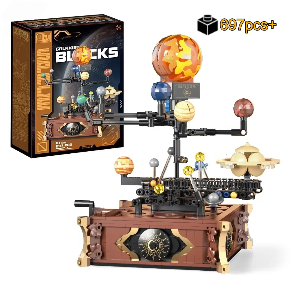 Креативный конструктор STEM: Вращающаяся модель Солнечной системы из мини-блоков — планеты, Солнце. Настольное украшение, подарок для детей на день рождения.
Креативный конструктор STEM: Вращающаяся модель Солнечной системы из мини-блоков — планеты, Солнце. Настольное украшение, подарок для детей на день рождения.