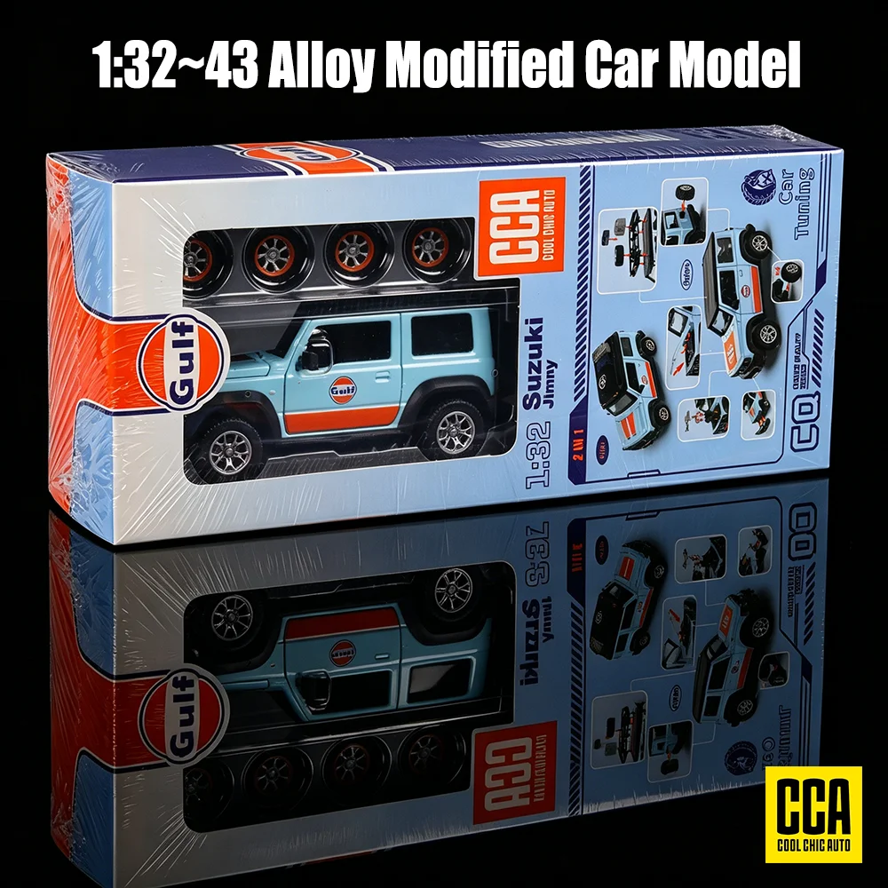CCA MSZ 1:32~43 Blue Gulf Suzuki Land Rover Ford Mustang Alloy Toy Car Model Racing assembly series sports car Fitting style
CCA MSZ 1:32~43 Blue Gulf Suzuki Land Rover Ford Mustang Alloy Toy Car Model Racing assembly series sports car Fitting style