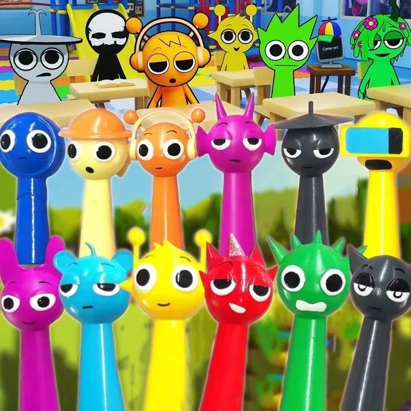 Funny Sprunki Character Models Blind Box PVC Sprunki Game Action & Toy Dolls Character Set Kids Birthday Christmas Gifts
Funny Sprunki Character Models Blind Box PVC Sprunki Game Action & Toy Dolls Character Set Kids Birthday Christmas Gifts