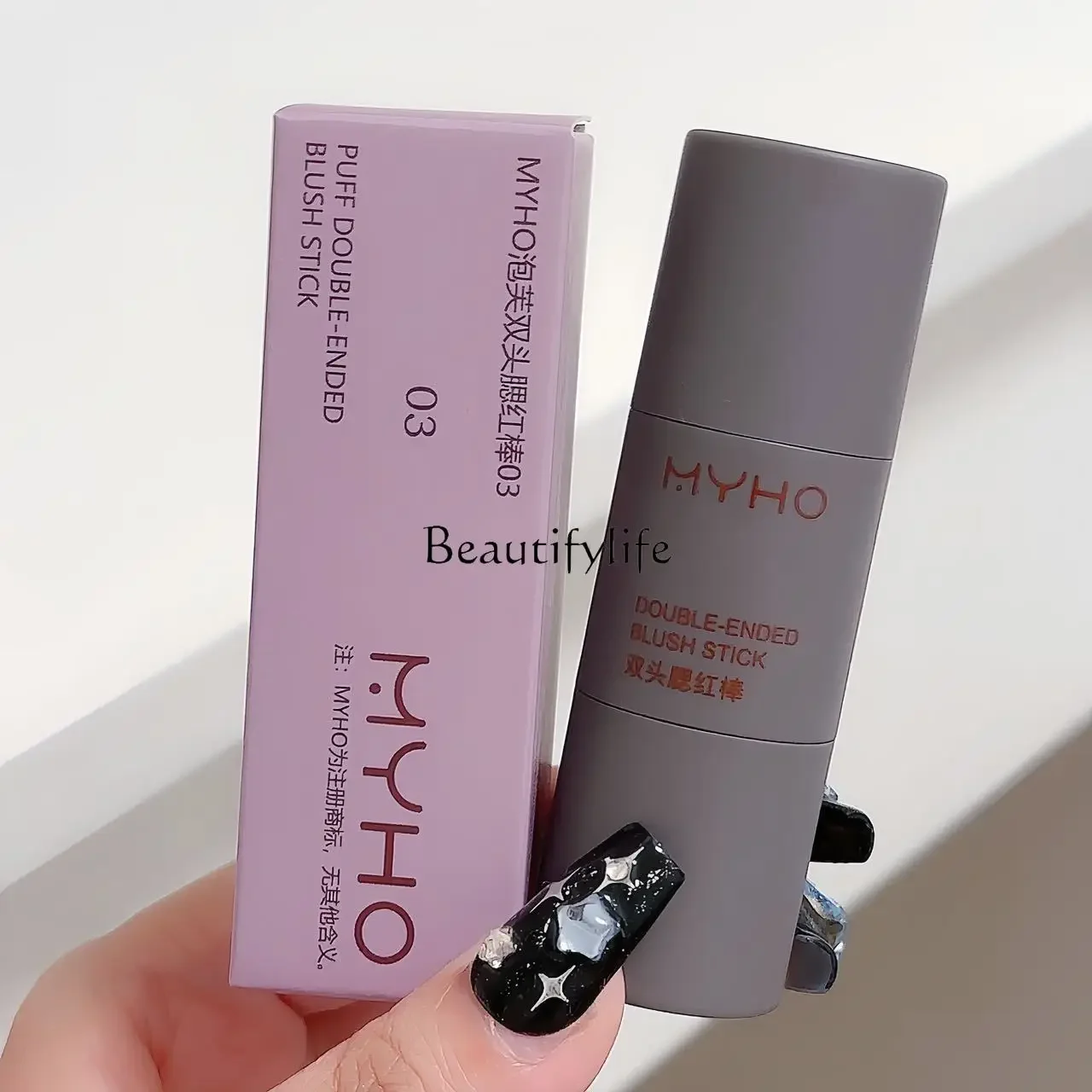 Long-lasting color monochrome blush lip and cheek dual-purpose matte natural rouge double-ended sponge blush stick
Long-lasting color monochrome blush lip and cheek dual-purpose matte natural rouge double-ended sponge blush stick