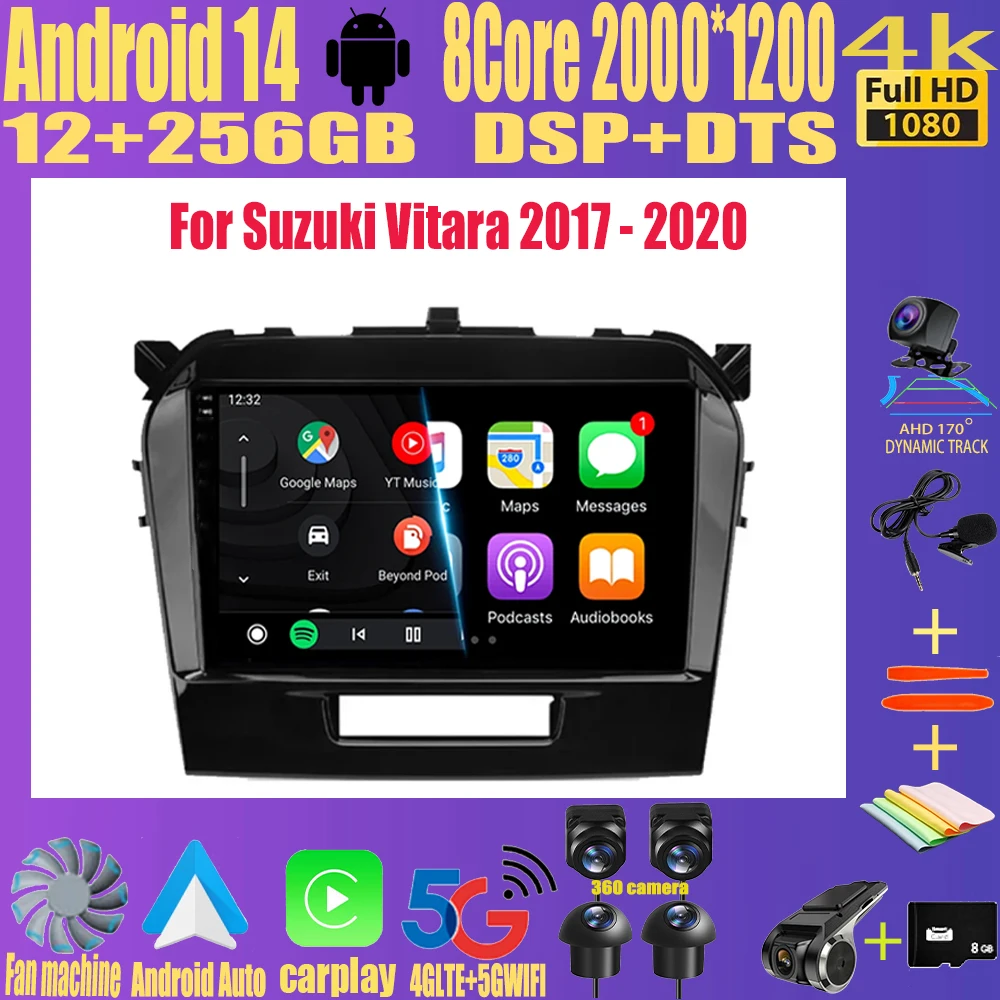 Автомобильный радиоприемник Android 14 для Suzuki Vitara 4 2014-2018, мультимедийный видеоплеер, навигация, стерео GPS, без 2din 2 din DVD
Автомобильный радиоприемник Android 14 для Suzuki Vitara 4 2014-2018, мультимедийный видеоплеер, навигация, стерео GPS, без 2din 2 din DVD