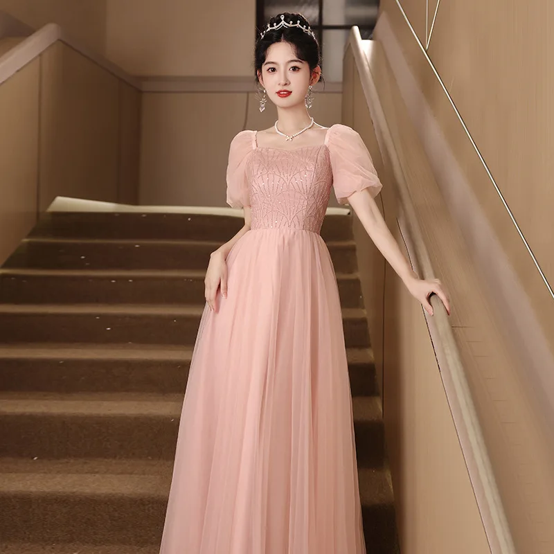 Pink Evening Dress for Women 2025 New High-End Affordable Luxury Niche Students Adult Ceremony Art Exam Escape
Pink Evening Dress for Women 2025 New High-End Affordable Luxury Niche Students Adult Ceremony Art Exam Escape