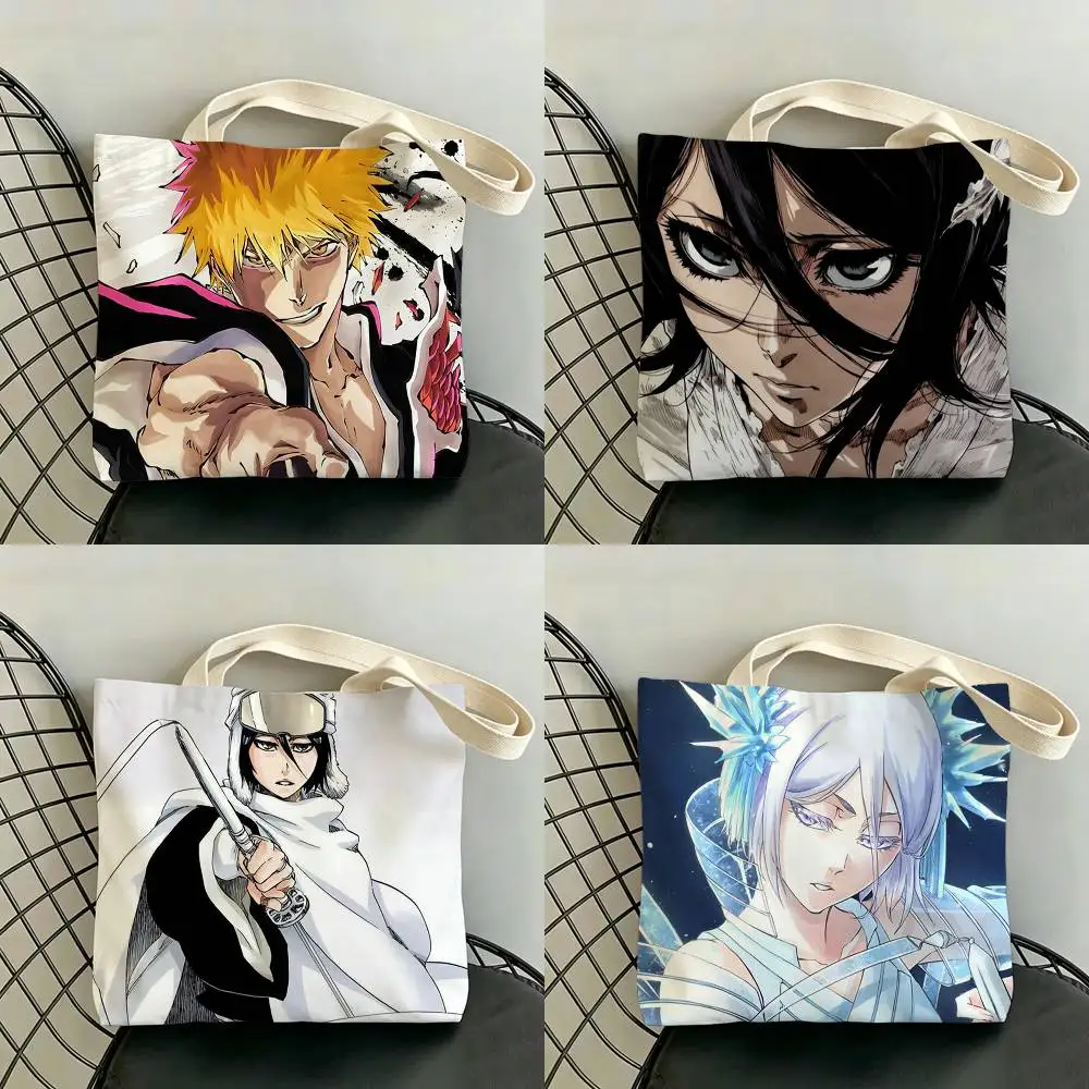 K-Kurosaki I-Ichigo B-Bleach R-Rukia Storage Bags Double-Sided Print Large Tote Bag Durable Beach Picnic Foldable Gift Eco
K-Kurosaki I-Ichigo B-Bleach R-Rukia Storage Bags Double-Sided Print Large Tote Bag Durable Beach Picnic Foldable Gift Eco
