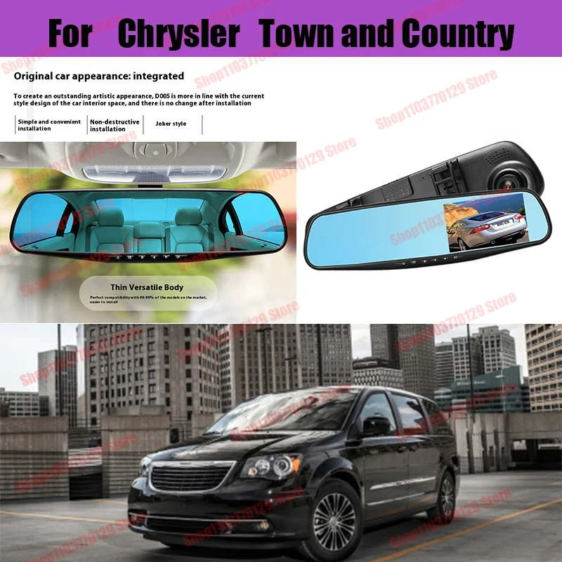 For Chrysler Town and High definition dual lens driving recorder with front and rear dual recording reverse images Car dvr
For Chrysler Town and High definition dual lens driving recorder with front and rear dual recording reverse images Car dvr