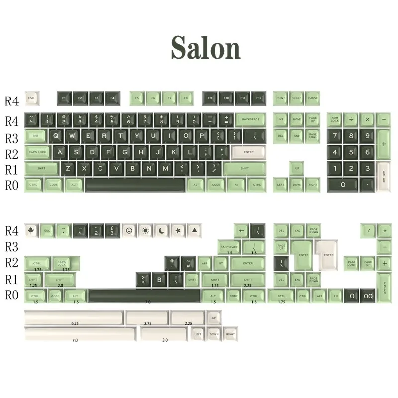 SA Profile ABS Salon Keycaps 173Key Large Print Full Set Custom DIY for MX Switch Mechanical Keyboard 61/87/104/96/84 Layout
SA Profile ABS Salon Keycaps 173Key Large Print Full Set Custom DIY for MX Switch Mechanical Keyboard 61/87/104/96/84 Layout