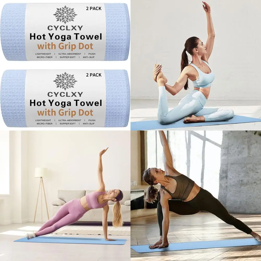 Набор из 2-х полотенец для йоги с точечным покрытием: нескользящие, впитывающие влагу, из микрофибры, для горячей йоги, пилатеса и фитнеса
Набор из 2-х полотенец для йоги с точечным покрытием: нескользящие, впитывающие влагу, из микрофибры, для горячей йоги, пилатеса и фитнеса