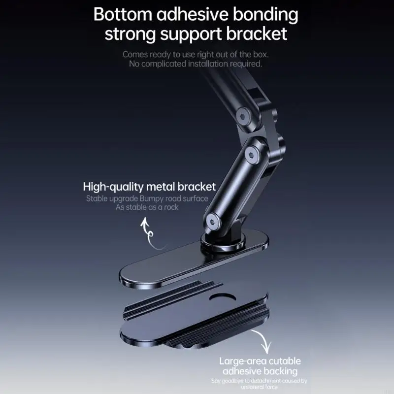 360 Degree Rotatable Aluminum Dashboard Phone Holder Base with 17mm Ball Joint for Car Truck Dashboard Device Mounting
360 Degree Rotatable Aluminum Dashboard Phone Holder Base with 17mm Ball Joint for Car Truck Dashboard Device Mounting